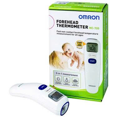Nhiệt kế điện tử Omron Forehead Thermometer MC-720 (H/1c)