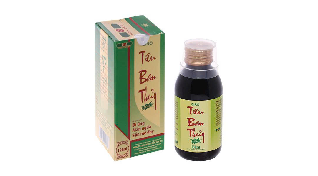 Siro Tiêu Ban Thủy Hoa Sen (C/150ml)