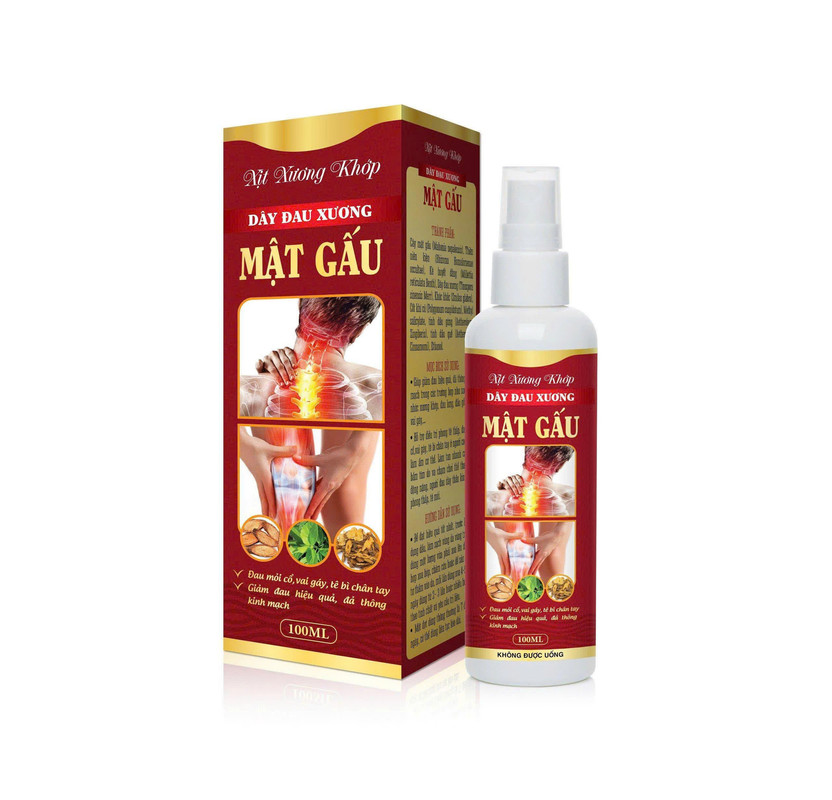 Xịt Xương Khớp Dây Đau Xương Mật Gấu Mekong (C/100ml)