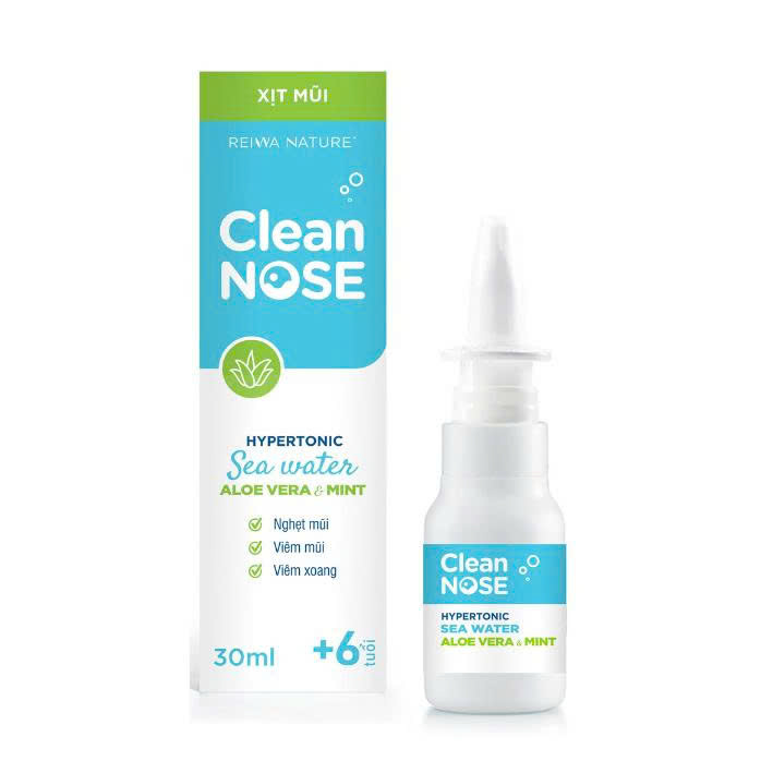 Xịt mũi Clean Nose 6+ xanh nhỏ STE (C/30ml)